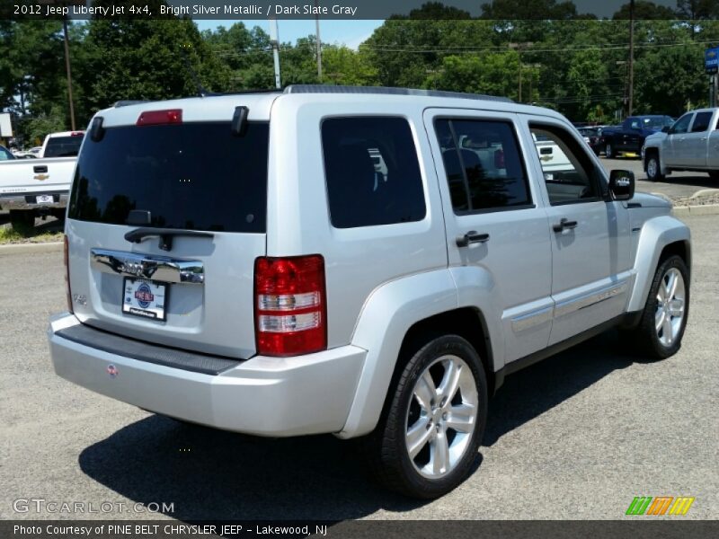 Bright Silver Metallic / Dark Slate Gray 2012 Jeep Liberty Jet 4x4