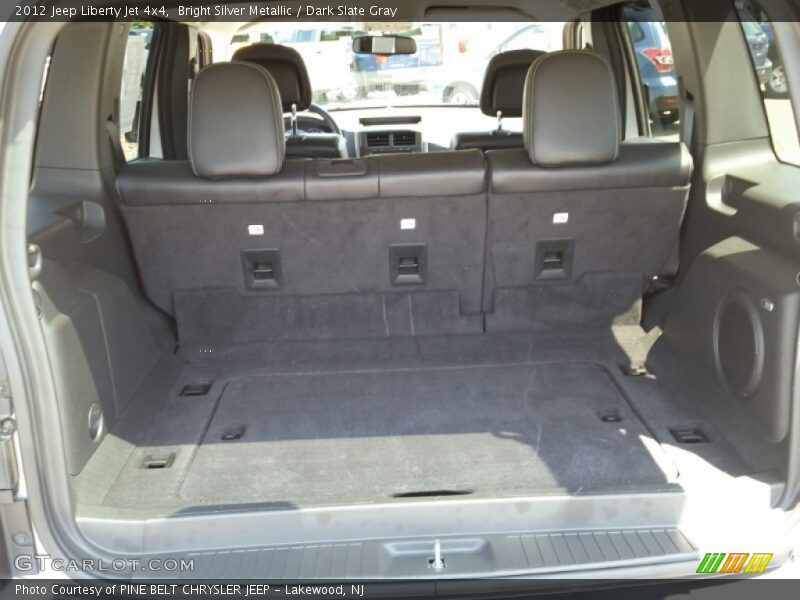 Bright Silver Metallic / Dark Slate Gray 2012 Jeep Liberty Jet 4x4