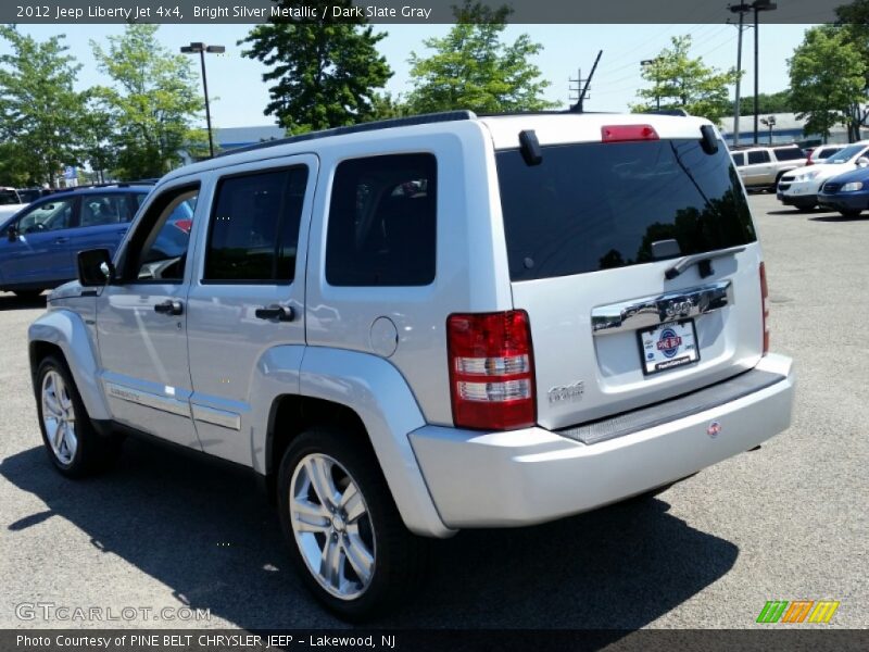 Bright Silver Metallic / Dark Slate Gray 2012 Jeep Liberty Jet 4x4