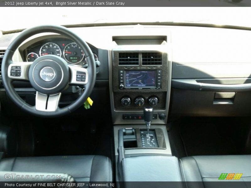 Bright Silver Metallic / Dark Slate Gray 2012 Jeep Liberty Jet 4x4