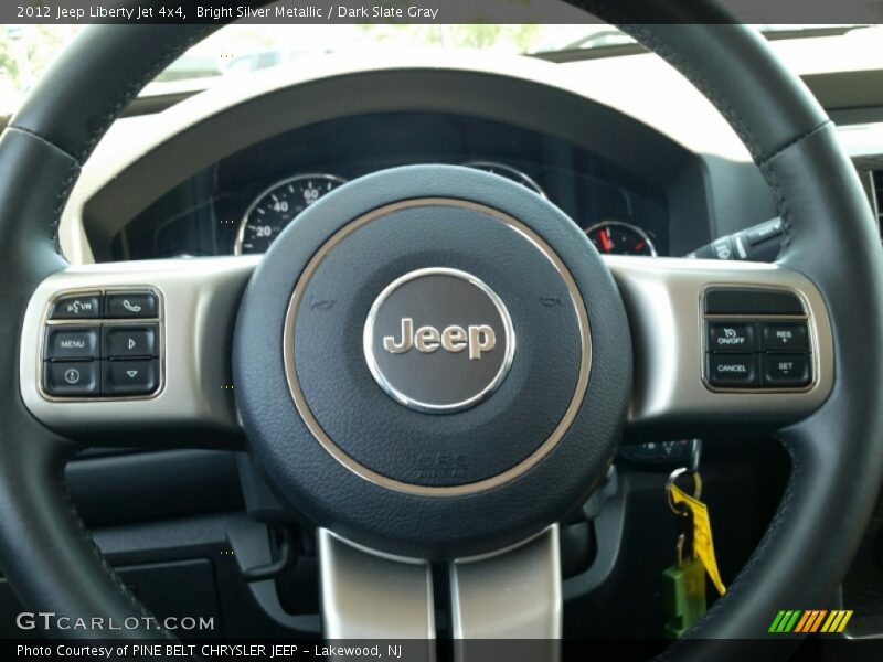 Bright Silver Metallic / Dark Slate Gray 2012 Jeep Liberty Jet 4x4