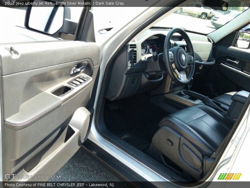 Bright Silver Metallic / Dark Slate Gray 2012 Jeep Liberty Jet 4x4