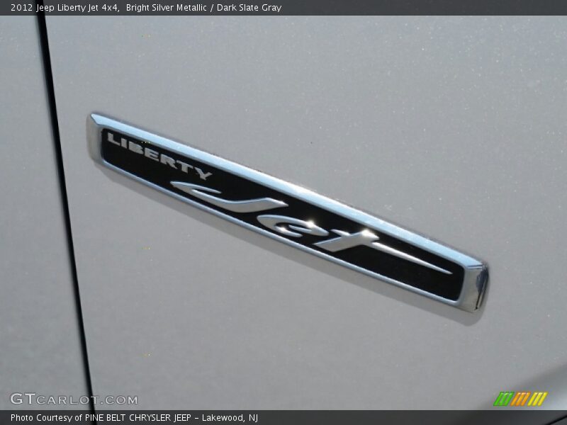Bright Silver Metallic / Dark Slate Gray 2012 Jeep Liberty Jet 4x4