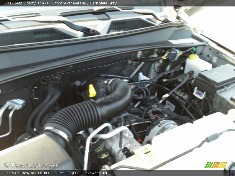 Bright Silver Metallic / Dark Slate Gray 2012 Jeep Liberty Jet 4x4