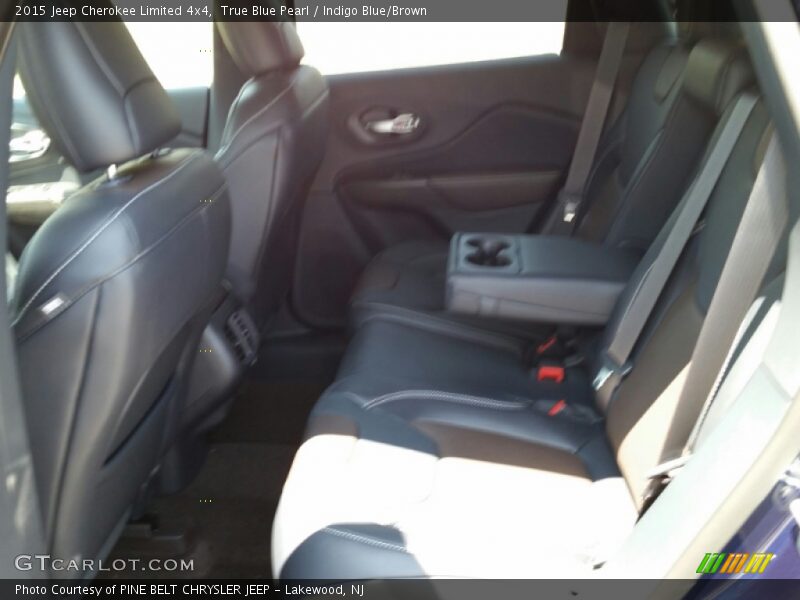 True Blue Pearl / Indigo Blue/Brown 2015 Jeep Cherokee Limited 4x4