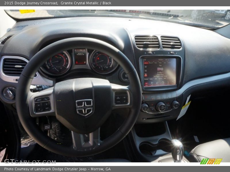 Granite Crystal Metallic / Black 2015 Dodge Journey Crossroad