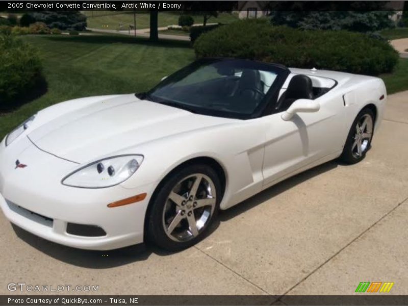Arctic White / Ebony 2005 Chevrolet Corvette Convertible