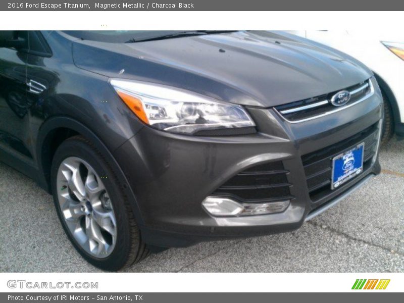 Magnetic Metallic / Charcoal Black 2016 Ford Escape Titanium