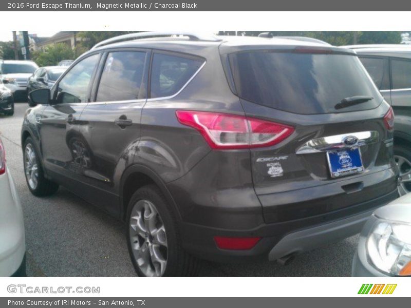 Magnetic Metallic / Charcoal Black 2016 Ford Escape Titanium