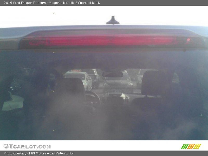 Magnetic Metallic / Charcoal Black 2016 Ford Escape Titanium
