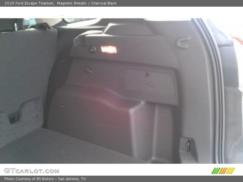 Magnetic Metallic / Charcoal Black 2016 Ford Escape Titanium