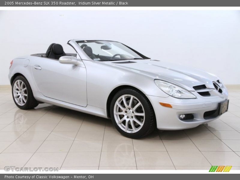 Iridium Silver Metallic / Black 2005 Mercedes-Benz SLK 350 Roadster