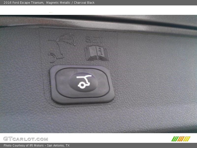 Magnetic Metallic / Charcoal Black 2016 Ford Escape Titanium