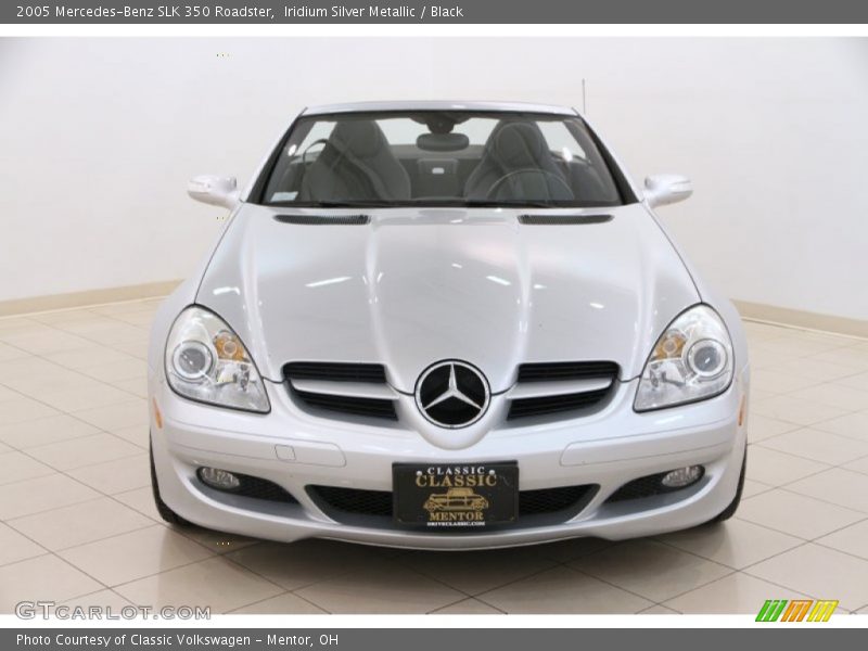 Iridium Silver Metallic / Black 2005 Mercedes-Benz SLK 350 Roadster