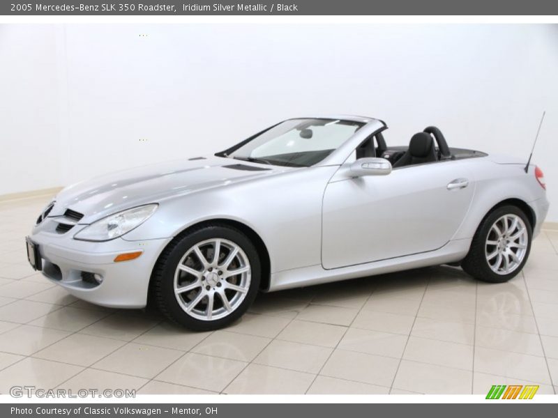 Iridium Silver Metallic / Black 2005 Mercedes-Benz SLK 350 Roadster