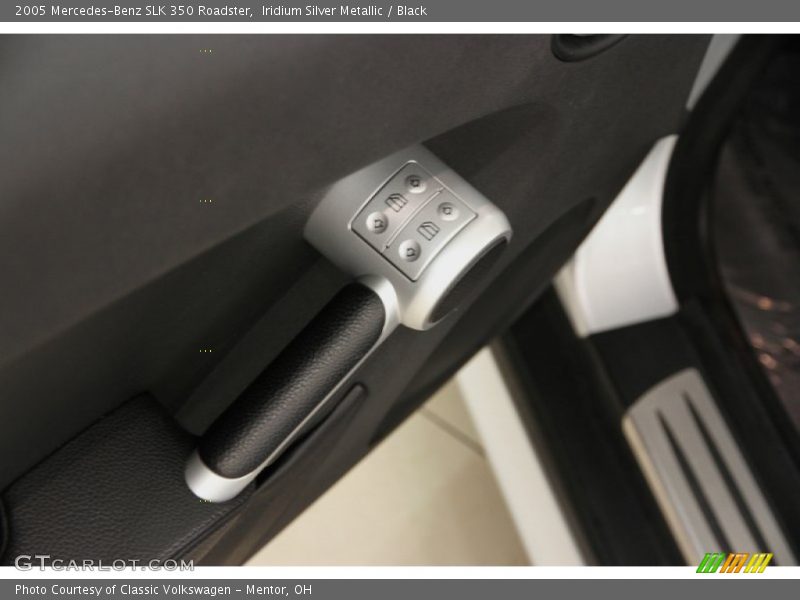 Iridium Silver Metallic / Black 2005 Mercedes-Benz SLK 350 Roadster
