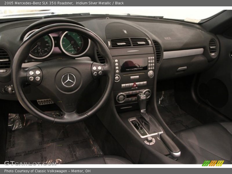Iridium Silver Metallic / Black 2005 Mercedes-Benz SLK 350 Roadster