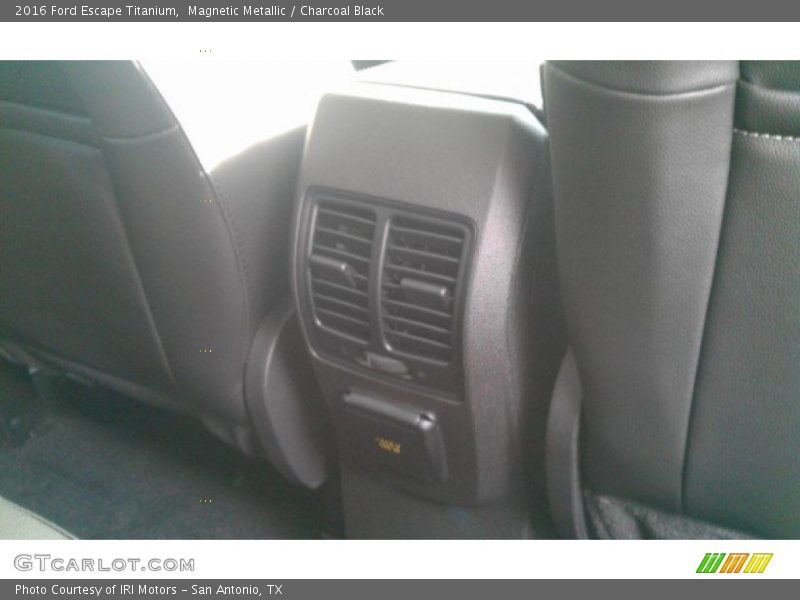Magnetic Metallic / Charcoal Black 2016 Ford Escape Titanium