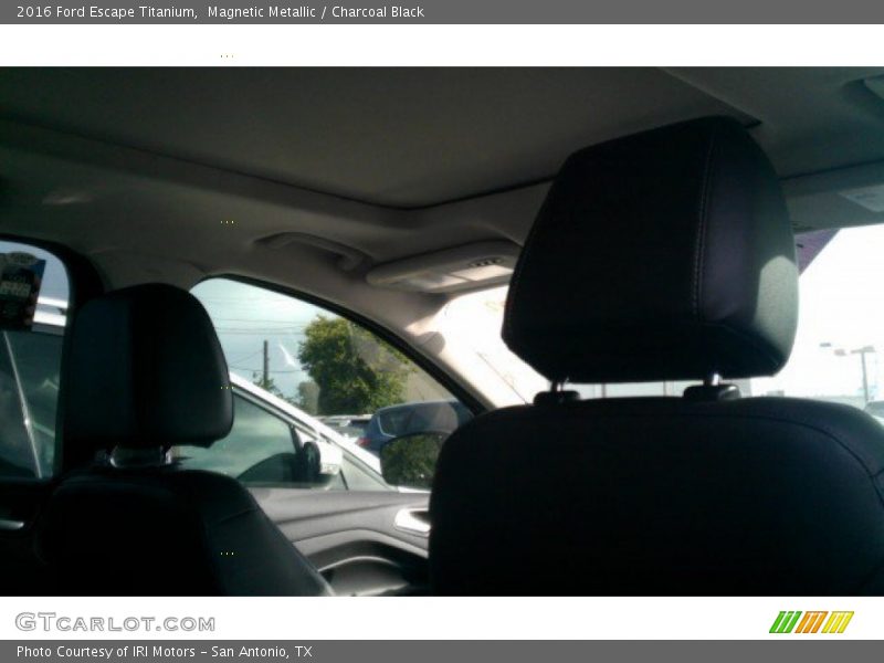 Magnetic Metallic / Charcoal Black 2016 Ford Escape Titanium