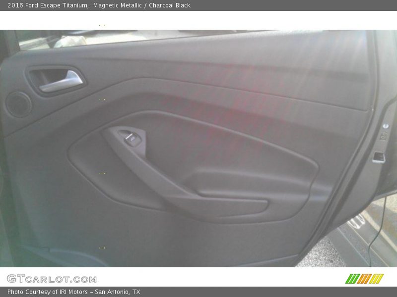 Magnetic Metallic / Charcoal Black 2016 Ford Escape Titanium