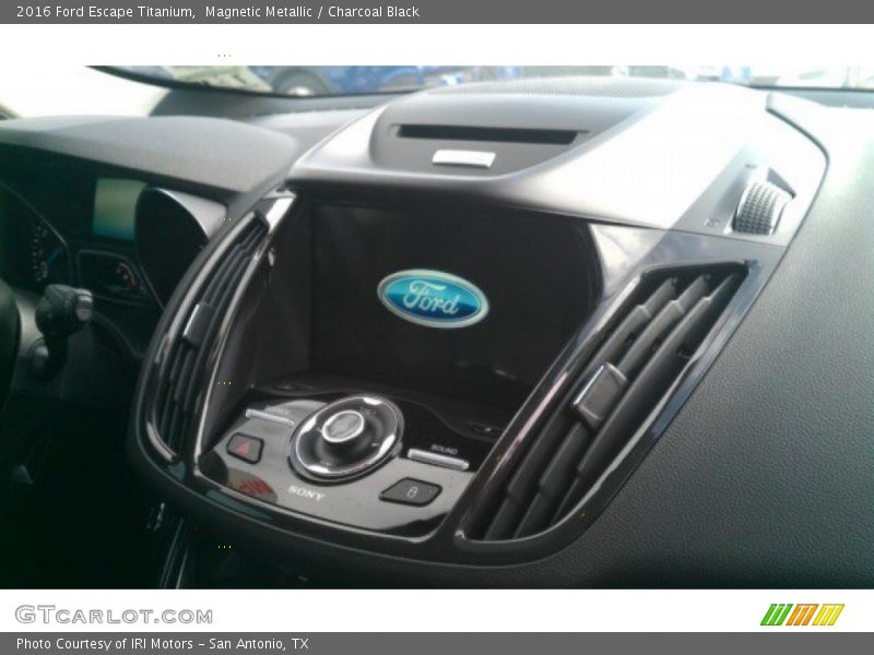 Magnetic Metallic / Charcoal Black 2016 Ford Escape Titanium