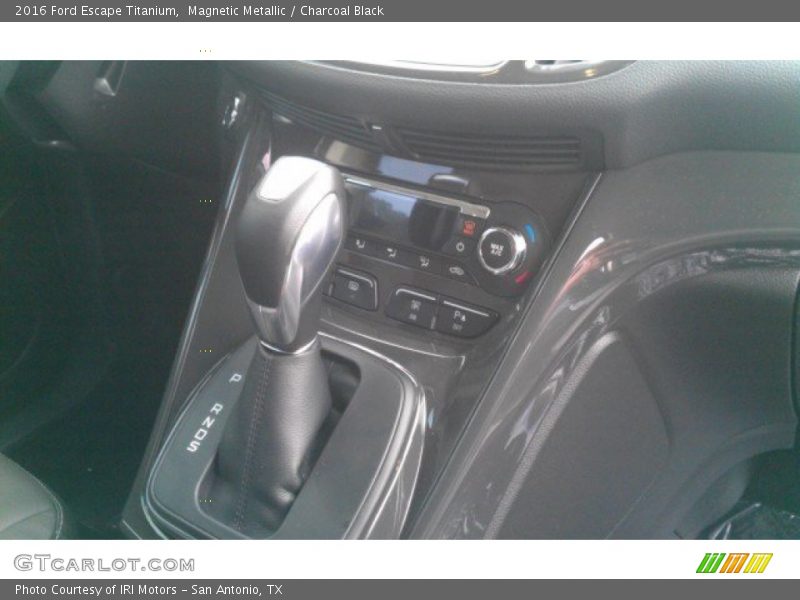 Magnetic Metallic / Charcoal Black 2016 Ford Escape Titanium