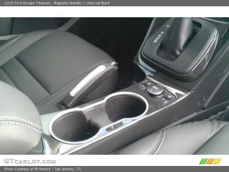 Magnetic Metallic / Charcoal Black 2016 Ford Escape Titanium