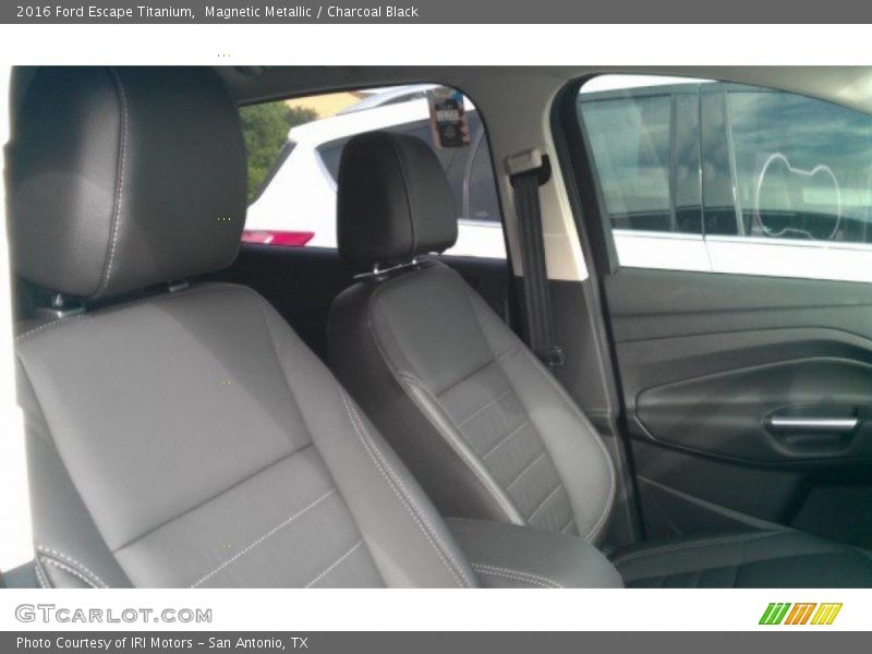 Magnetic Metallic / Charcoal Black 2016 Ford Escape Titanium
