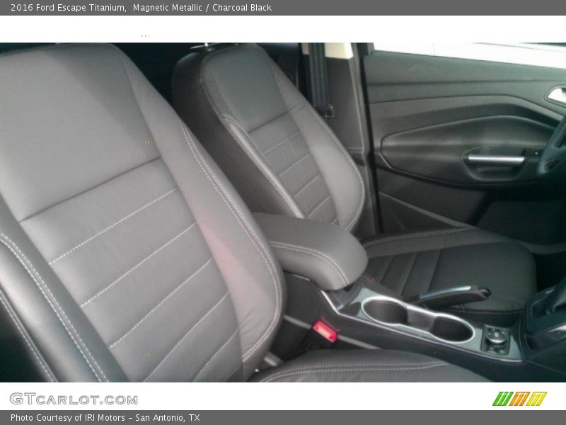 Magnetic Metallic / Charcoal Black 2016 Ford Escape Titanium