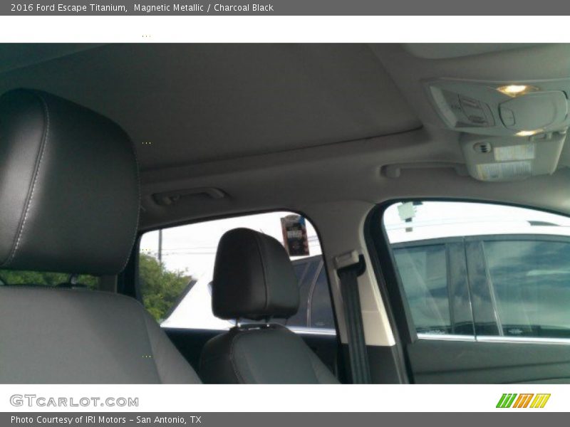 Magnetic Metallic / Charcoal Black 2016 Ford Escape Titanium