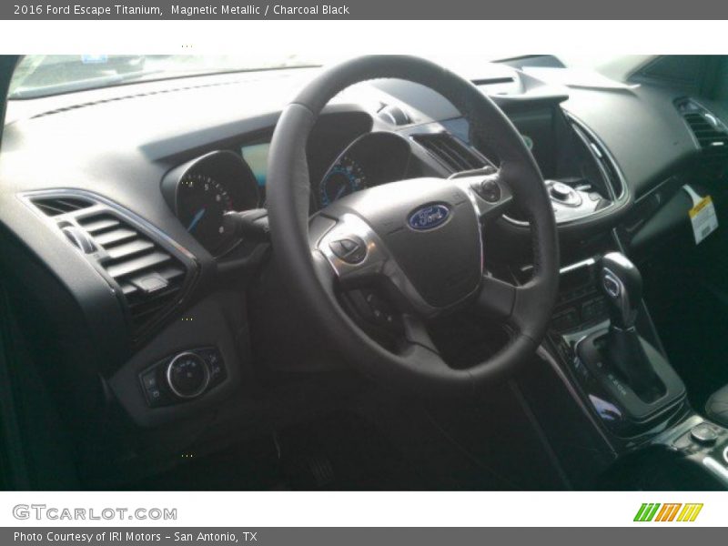 Magnetic Metallic / Charcoal Black 2016 Ford Escape Titanium
