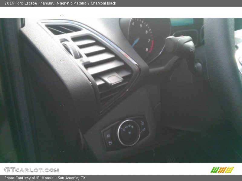 Magnetic Metallic / Charcoal Black 2016 Ford Escape Titanium
