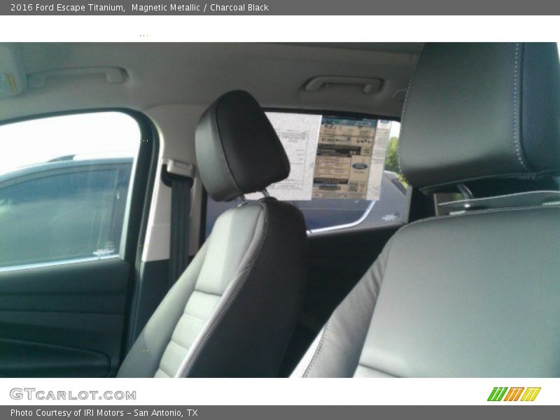 Magnetic Metallic / Charcoal Black 2016 Ford Escape Titanium
