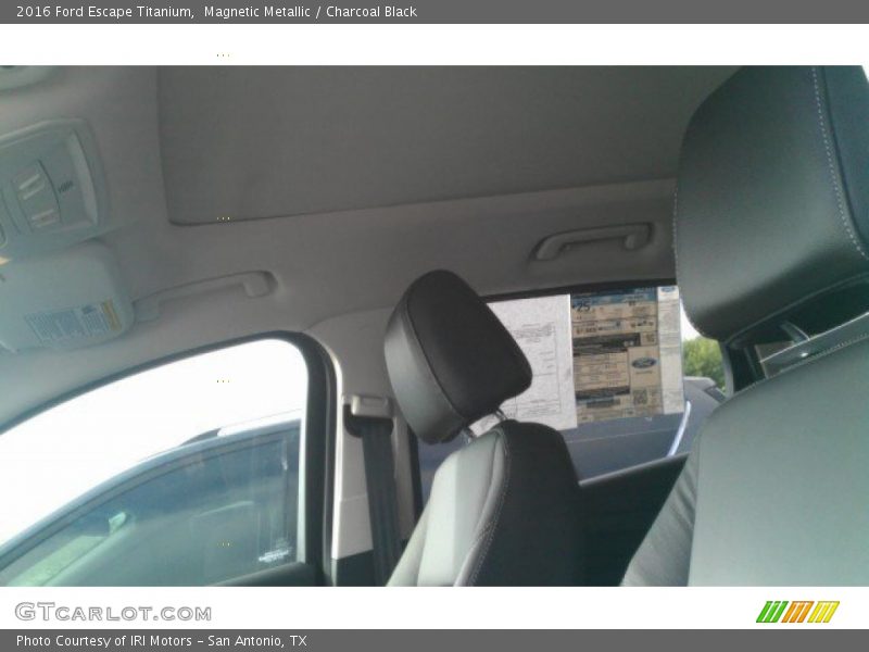 Magnetic Metallic / Charcoal Black 2016 Ford Escape Titanium