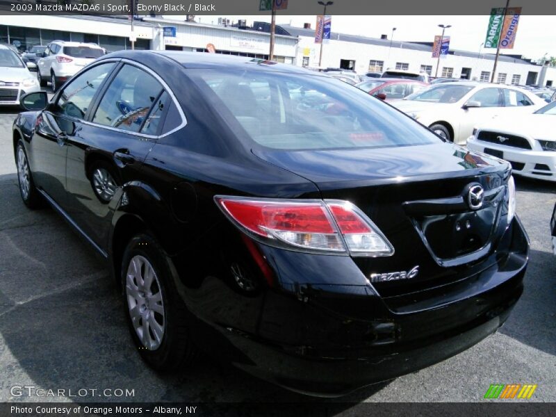 Ebony Black / Black 2009 Mazda MAZDA6 i Sport
