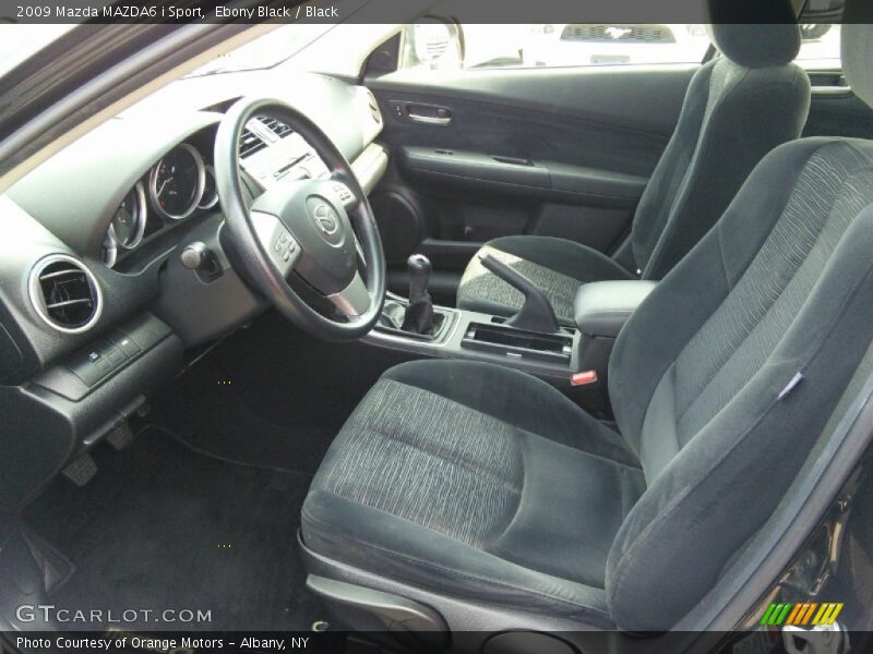 Ebony Black / Black 2009 Mazda MAZDA6 i Sport