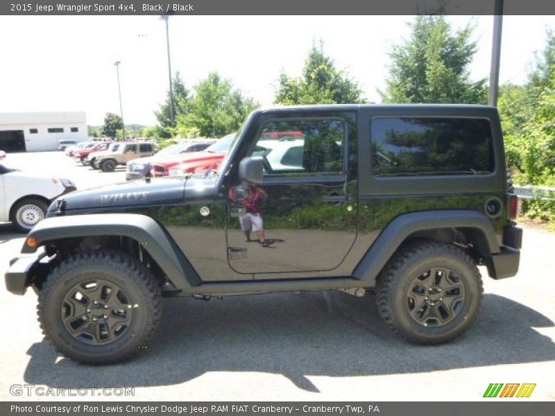 Black / Black 2015 Jeep Wrangler Sport 4x4