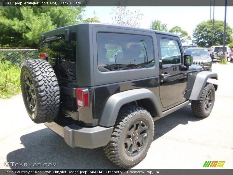 Black / Black 2015 Jeep Wrangler Sport 4x4
