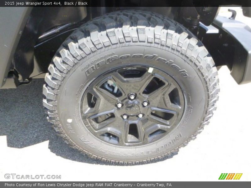 Black / Black 2015 Jeep Wrangler Sport 4x4