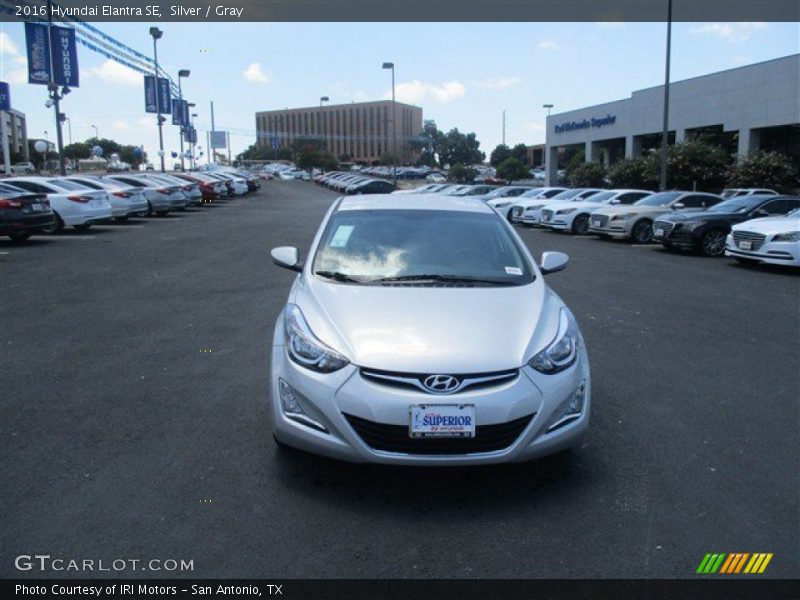 Silver / Gray 2016 Hyundai Elantra SE