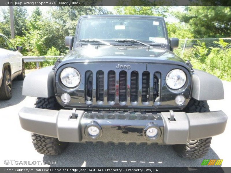 Black / Black 2015 Jeep Wrangler Sport 4x4