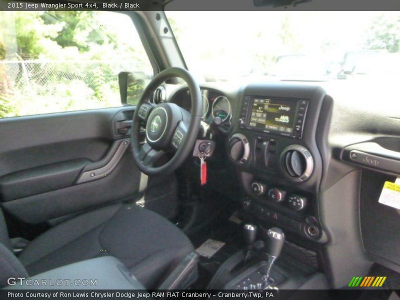 Black / Black 2015 Jeep Wrangler Sport 4x4
