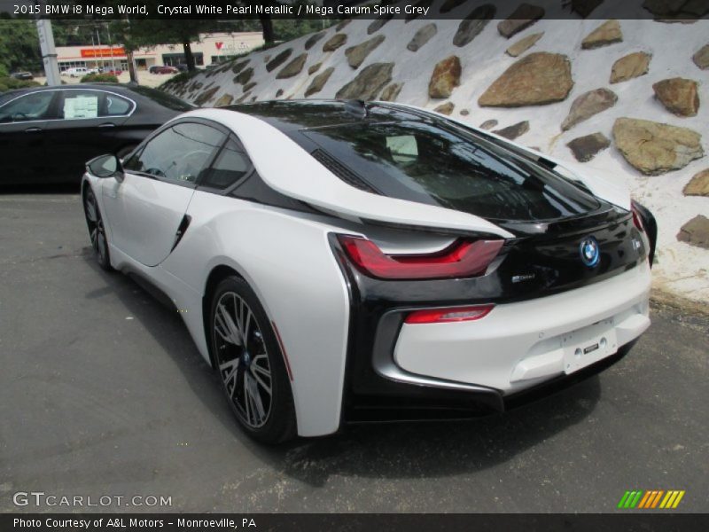 2015 i8 Mega World Crystal White Pearl Metallic