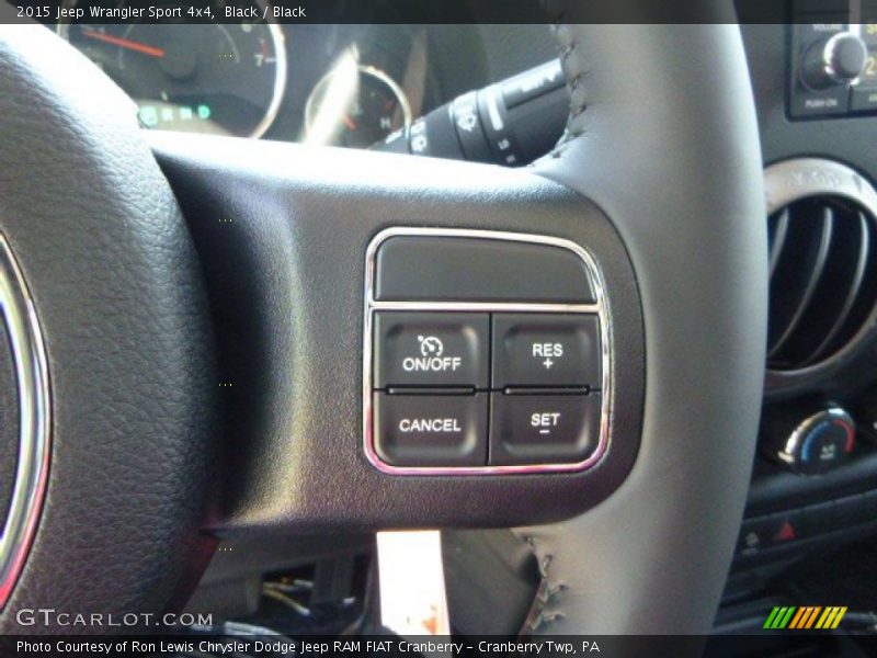 Black / Black 2015 Jeep Wrangler Sport 4x4