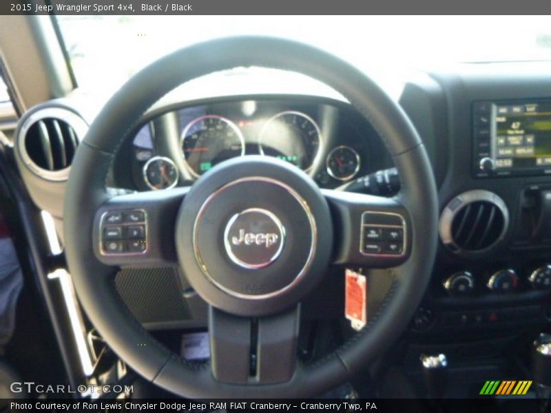 Black / Black 2015 Jeep Wrangler Sport 4x4