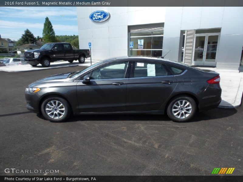 Magnetic Metallic / Medium Earth Gray 2016 Ford Fusion S