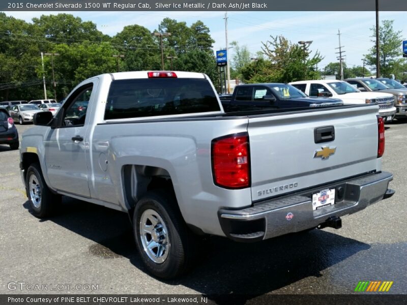 Silver Ice Metallic / Dark Ash/Jet Black 2015 Chevrolet Silverado 1500 WT Regular Cab