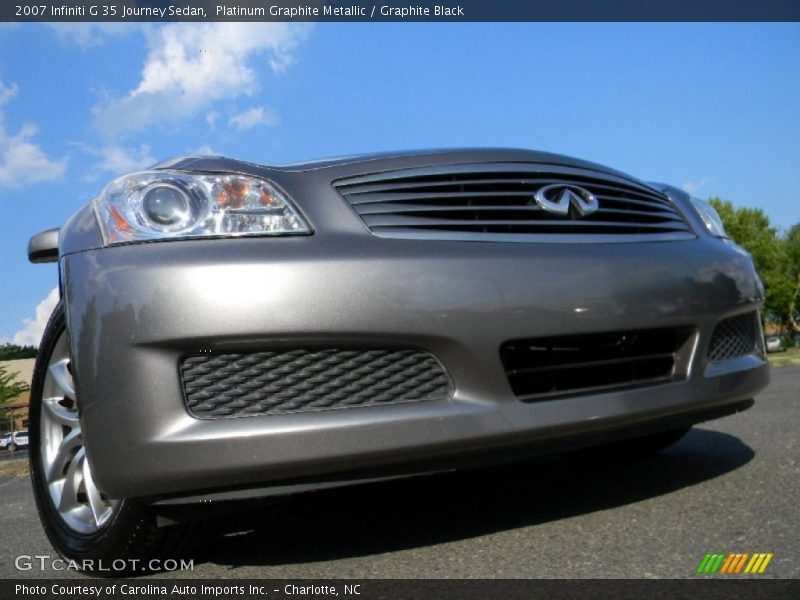 Platinum Graphite Metallic / Graphite Black 2007 Infiniti G 35 Journey Sedan