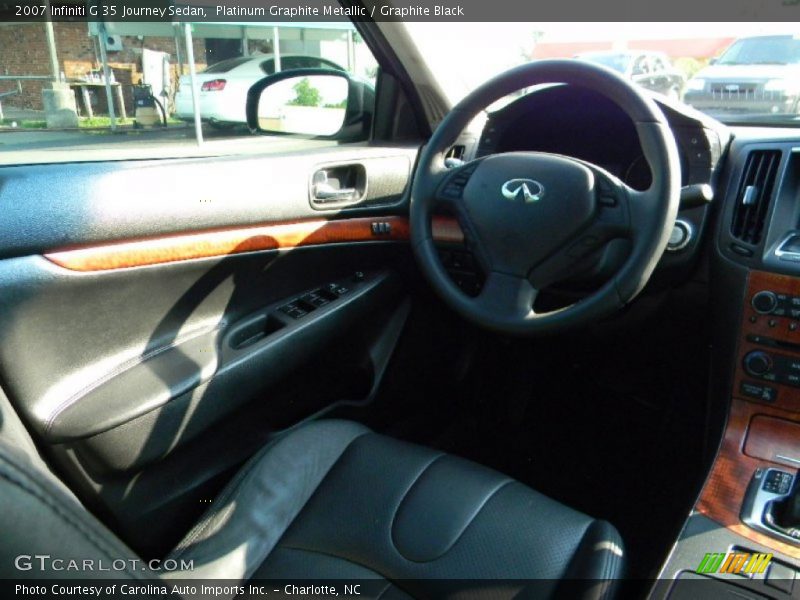 Platinum Graphite Metallic / Graphite Black 2007 Infiniti G 35 Journey Sedan