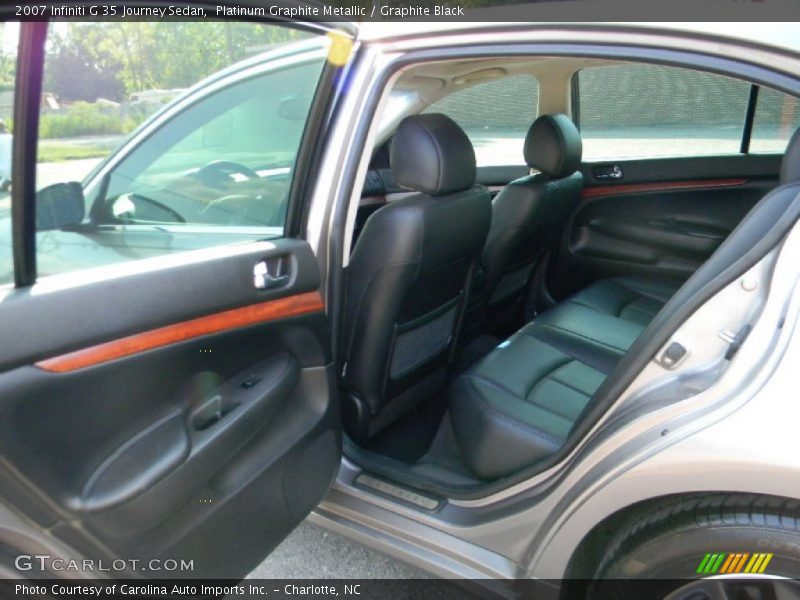 Platinum Graphite Metallic / Graphite Black 2007 Infiniti G 35 Journey Sedan